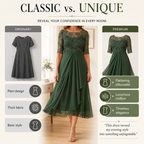 SilkAura™ Embroidered Cocktail Dress™ — Command Every Room with Effortless Elegance and Confidence