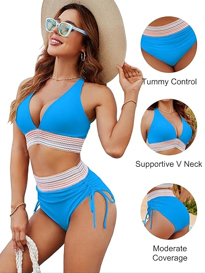 VivaLuxe™ High Waisted Sculpting Bikini Set — Command Every Curve with Confidence and Irresistible Lift