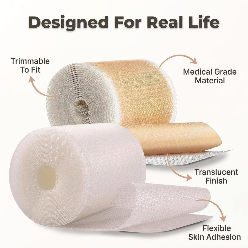 VeluDerm™ Silicone Scar Sheet Roll — Finally Reveal Smooth, Confident Skin You’re Proud To Show