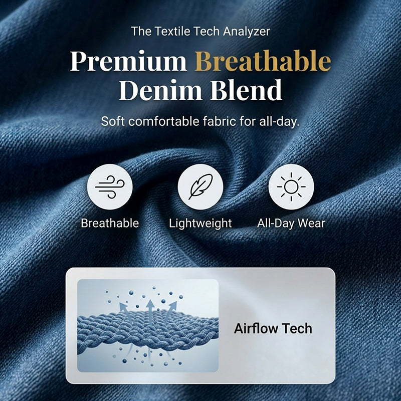 DenimEase™ Dress — Slip Into Feather-Light Freedom That Turns Heads All Day