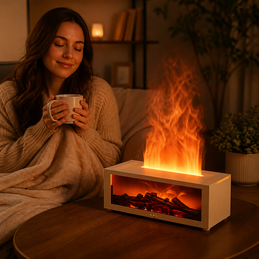 BlazeAura™ — Transform Your Space into a Soothing Flame-Filled Sanctuary