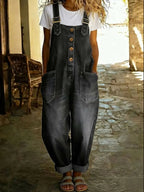 BellaraFit™ Denim Jumpsuit — Effortless Comfort That Sets You Free and Turns Heads