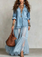 CelesteAura™ Maxi Dress — Command Every Room with Effortless Elegance and Confidence