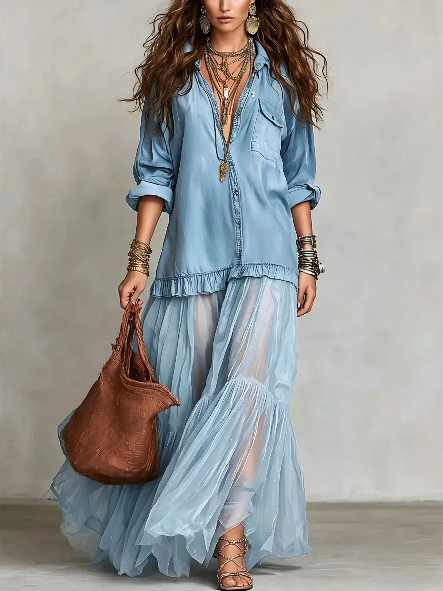 CelesteAura™ Maxi Dress — Command Every Room with Effortless Elegance and Confidence