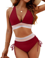 VivaLuxe™ High Waisted Sculpting Bikini Set — Command Every Curve with Confidence and Irresistible Lift