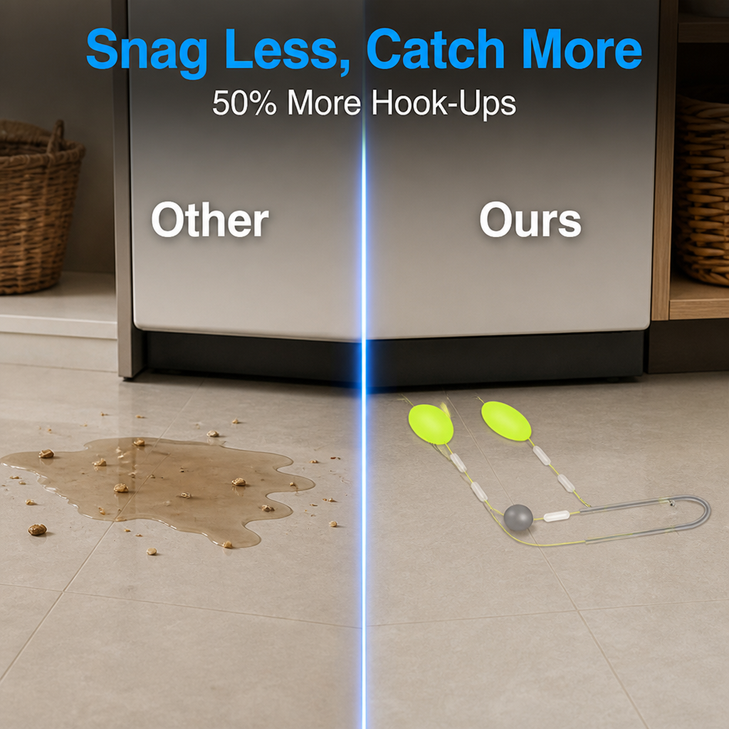 HydroGlide™ Dual-Hook Rig — Hook More Fish Without the Snag Frustration