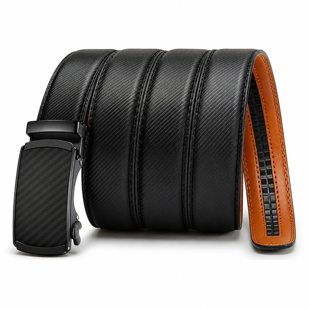 EdgeCraft™ Leather Ratchet Belt — Feels Like It Was Made Just for Him, Every Single Time