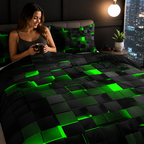 ViveLux™ 3D Gradient Cover Set — Experience Sleep Wrapped in Unmatched Softness and Vivid Color Every Night