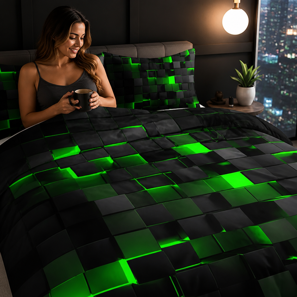 ViveLux™ 3D Gradient Cover Set — Experience Sleep Wrapped in Unmatched Softness and Vivid Color Every Night