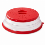 VivaShield™ 2-in-1 Collapsible Microwave Splatter Cover — Keep Your Microwave Spotless and Your Kitchen Clutter-Free Instantly
