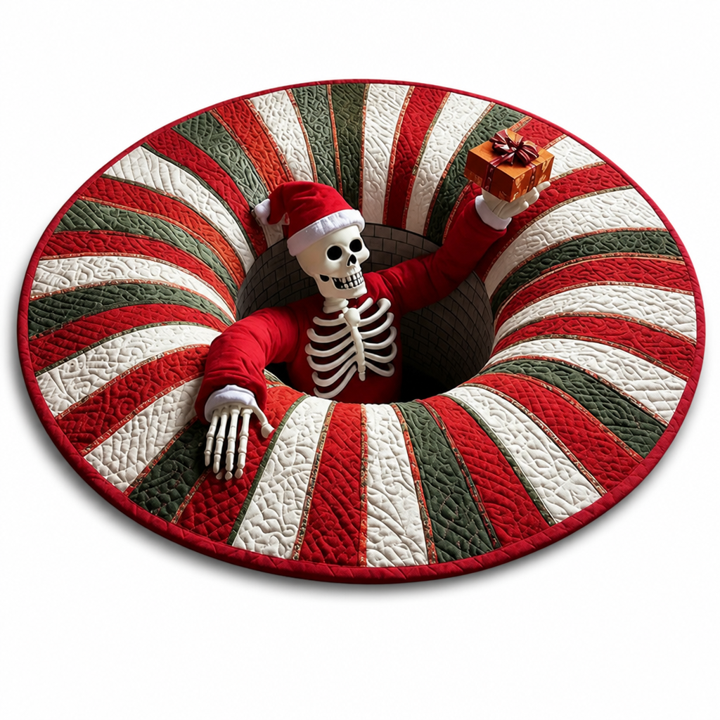 TwilightEcho™ 3D Skeleton Rug — Step Into Cozy, Spellbinding Halloween Magic