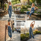 ShadeStride™ Denim Overalls — Experience Freedom and Flair That Moves With You