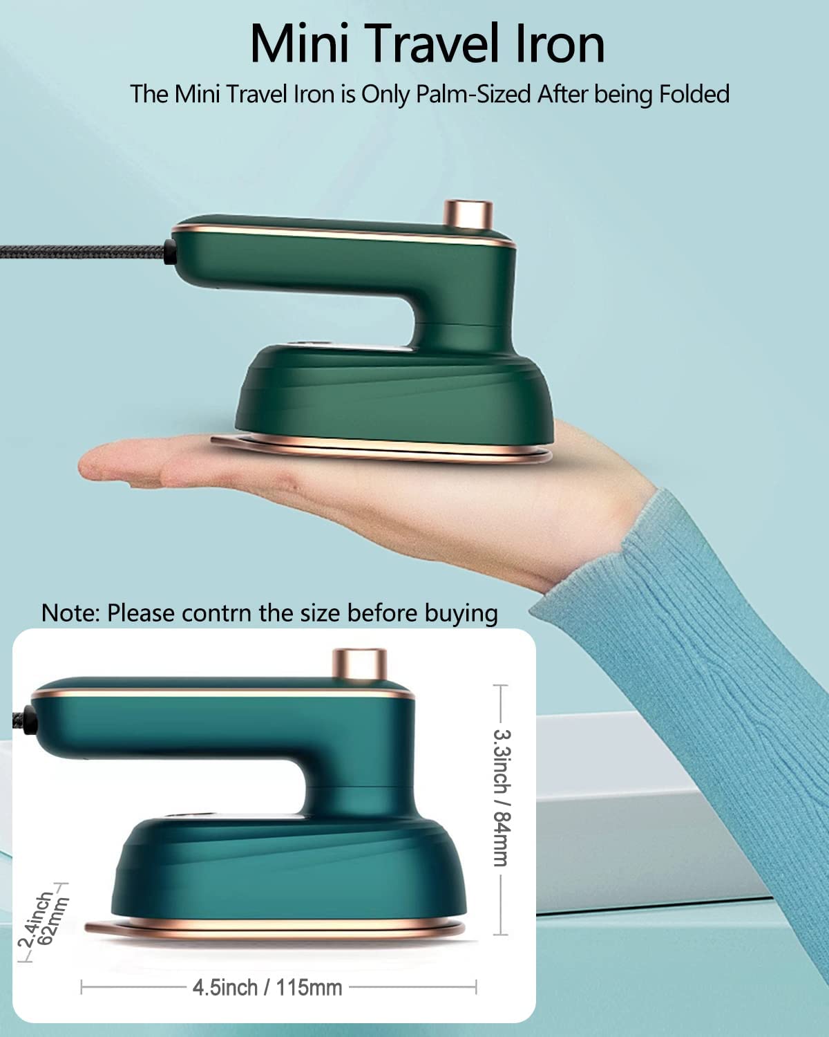SteamEase™ — Remove Wrinkles Anytime, Anywhere with Powerful Portable Steam