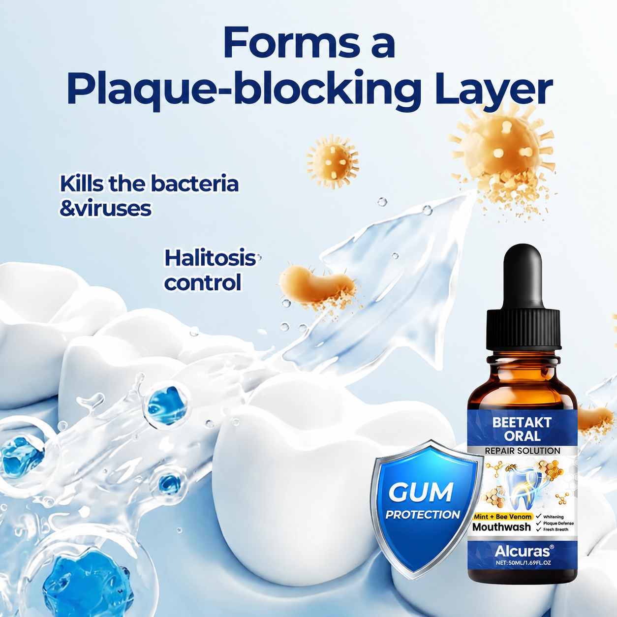 VivaDerm™ Oral Repair Elixir — Heal Your Gums Fast for a Pain-Free, Confident Smile