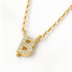 Calyvra™ Petal Chain Necklace — Own Your Glow with Personalized Elegance and Timeless Strength