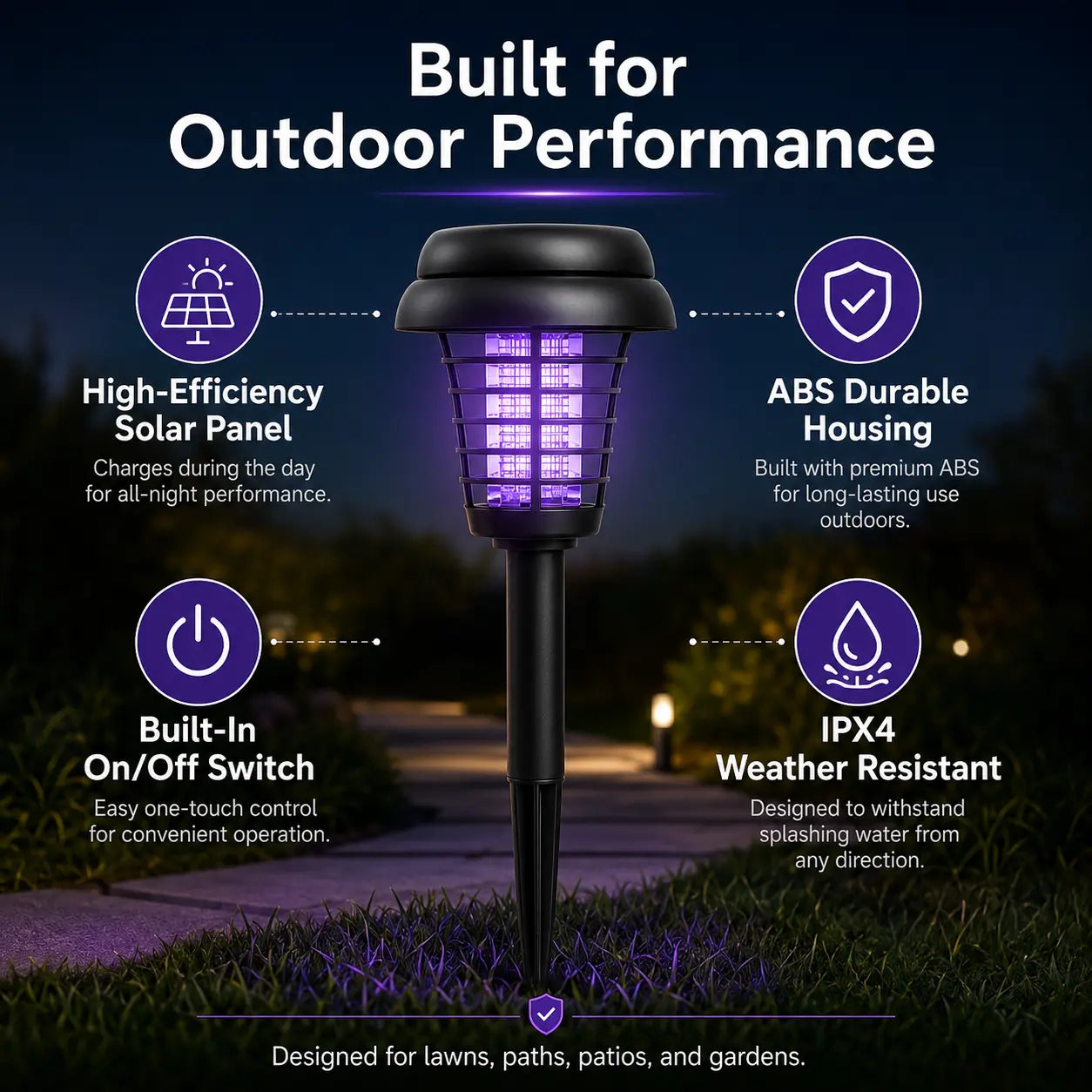 SunSentry™ — Reclaim Your Evenings with Mosquito-Free, Soothing Light