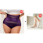 Silhoxi™ Plus-Size High-Waist Tummy Sculpting Panties — Instantly Smooth Your Waist and Own Your Confidence All Day