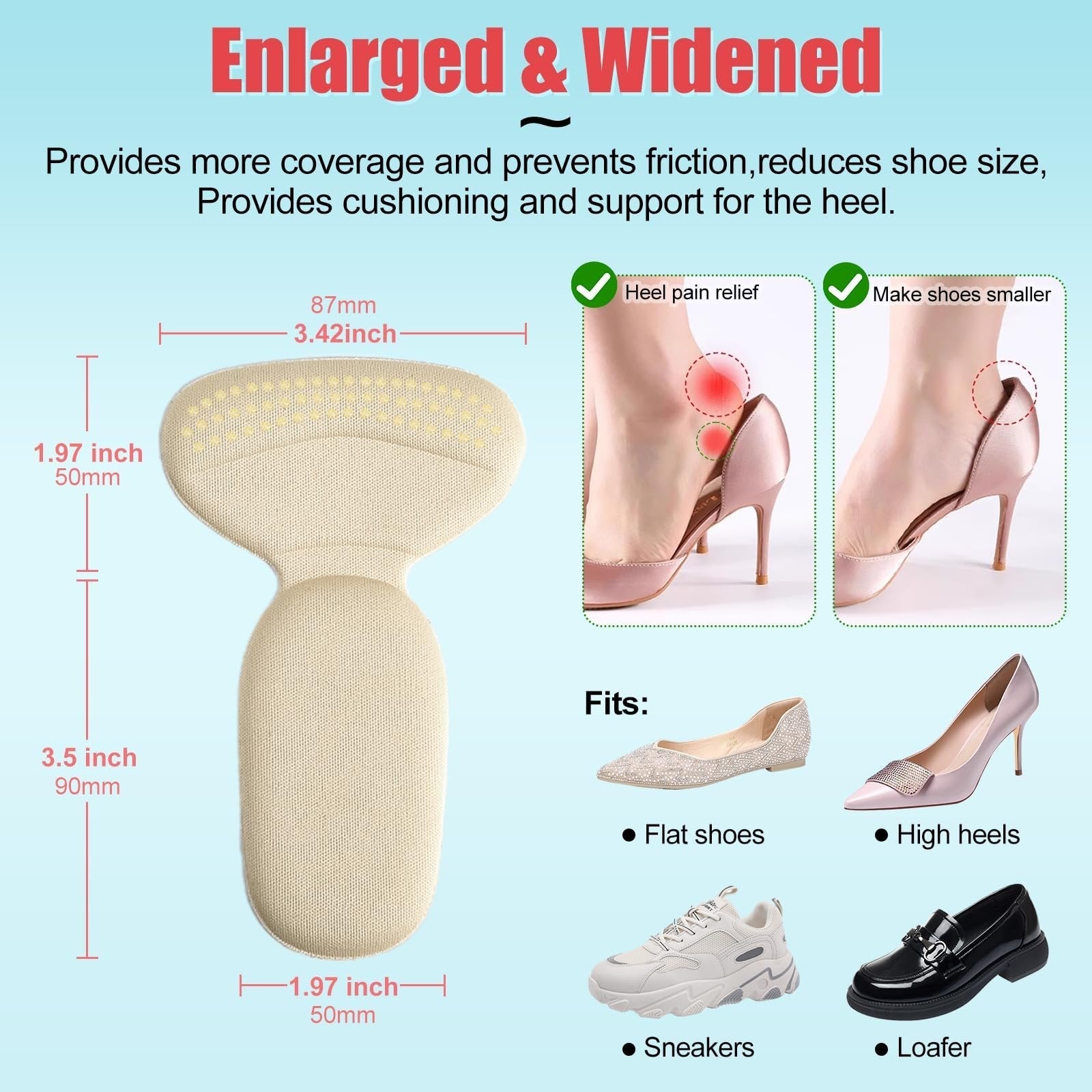 StrideSure™ Heel Liners — Lock Your Heel in Comfort and Walk Pain-Free All Day Long