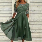 SilkAura™ Embroidered Cocktail Dress™ — Command Every Room with Effortless Elegance and Confidence