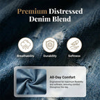 ShadeStride™ Denim Overalls — Experience Freedom and Flair That Moves With You