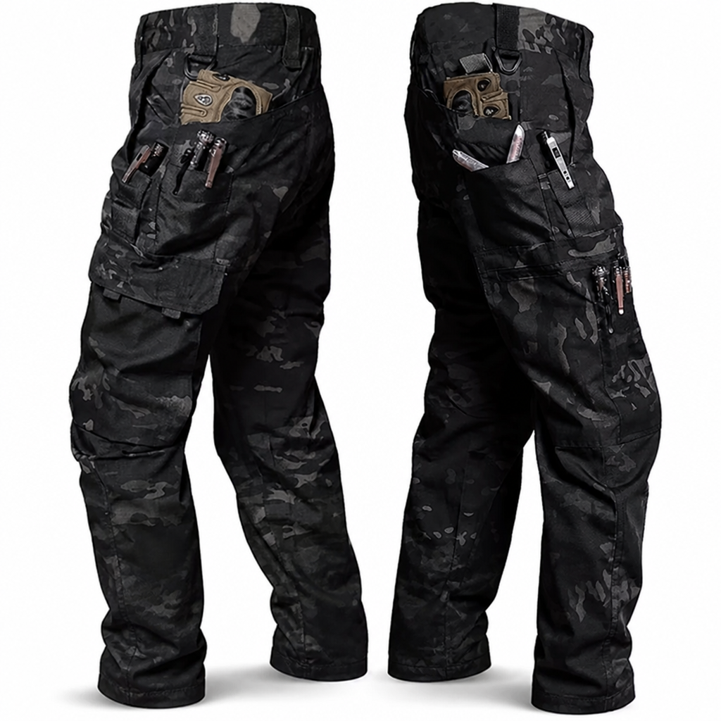 Waterproof Work & Trail Cargo Pants™ — Stay Dry, Loaded, and Unstoppable All Day Long