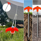 TorqueGrip™ Pegs — Lock Your Tent Instantly and Never Fear the Wind Again