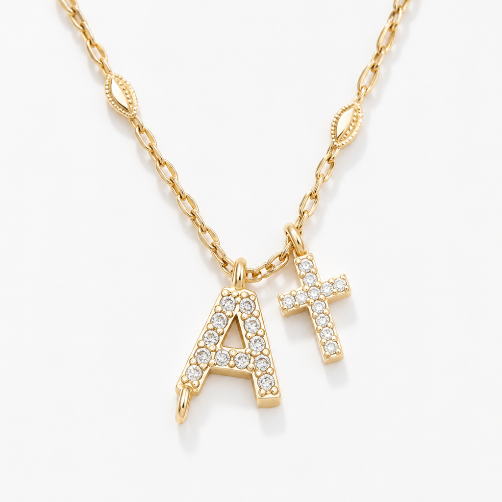 Calyvra™ Petal Chain Necklace — Own Your Glow with Personalized Elegance and Timeless Strength