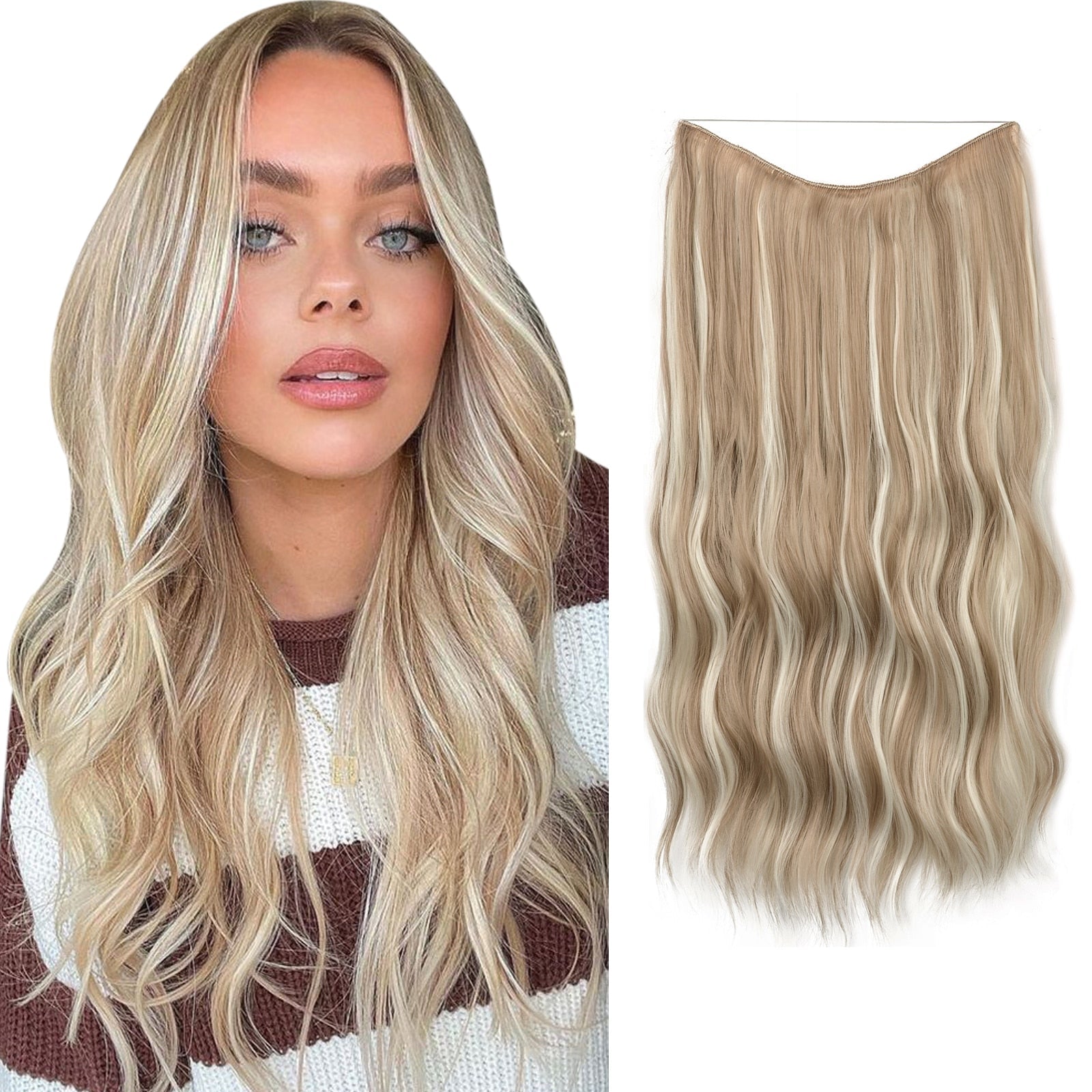 HaloGlow™ — Insta-Boost Your Confidence with Seamless, Head-Turning Hair
