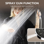 AquaPulse™ Adjustable Rainfall Shower Head — Experience Total Body Bliss with Every Drop