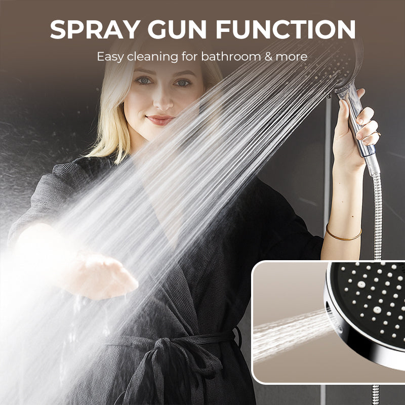 AquaPulse™ Adjustable Rainfall Shower Head — Experience Total Body Bliss with Every Drop