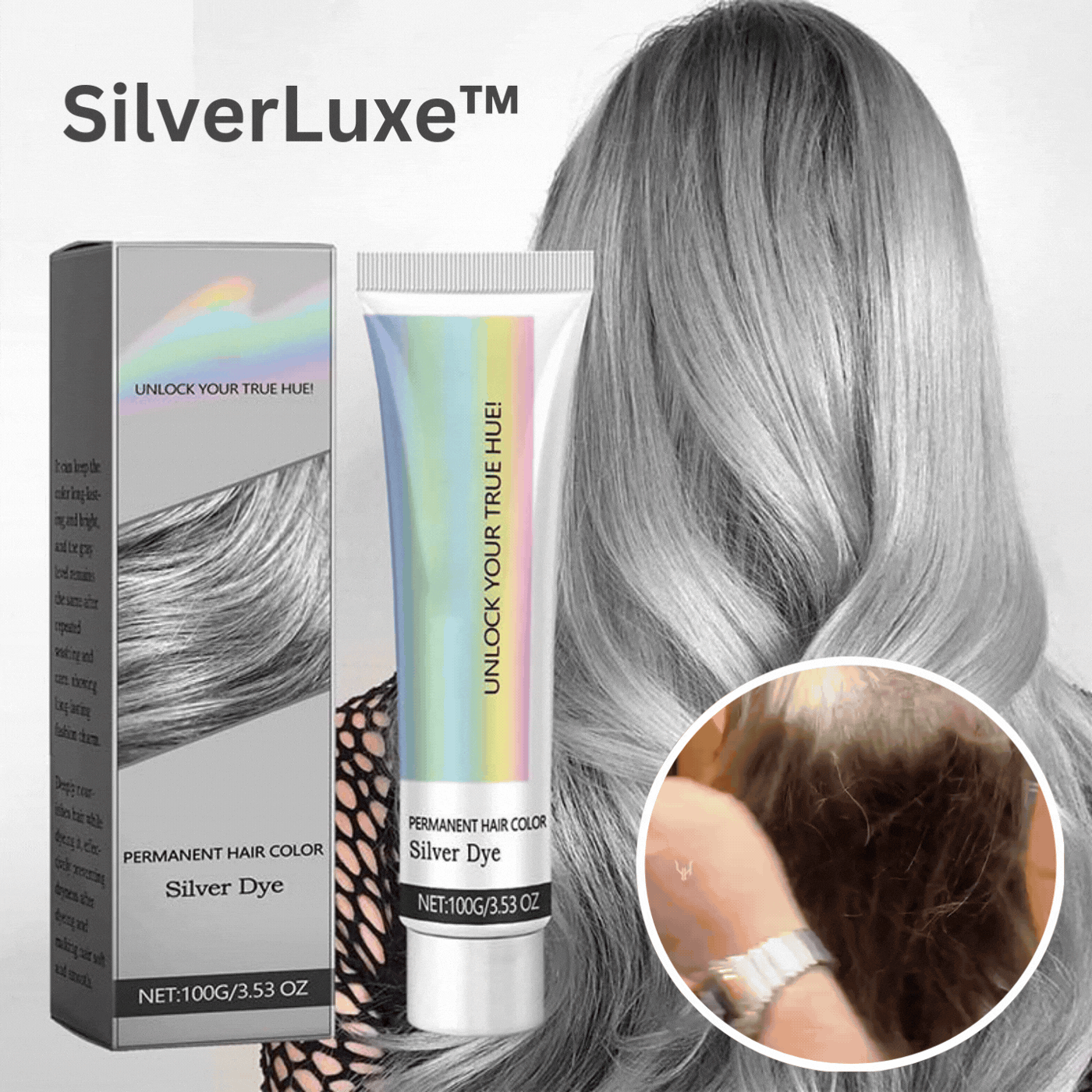 SilverLuxe™ — Reveal Radiant, Silky Silver Hair That Demands Attention