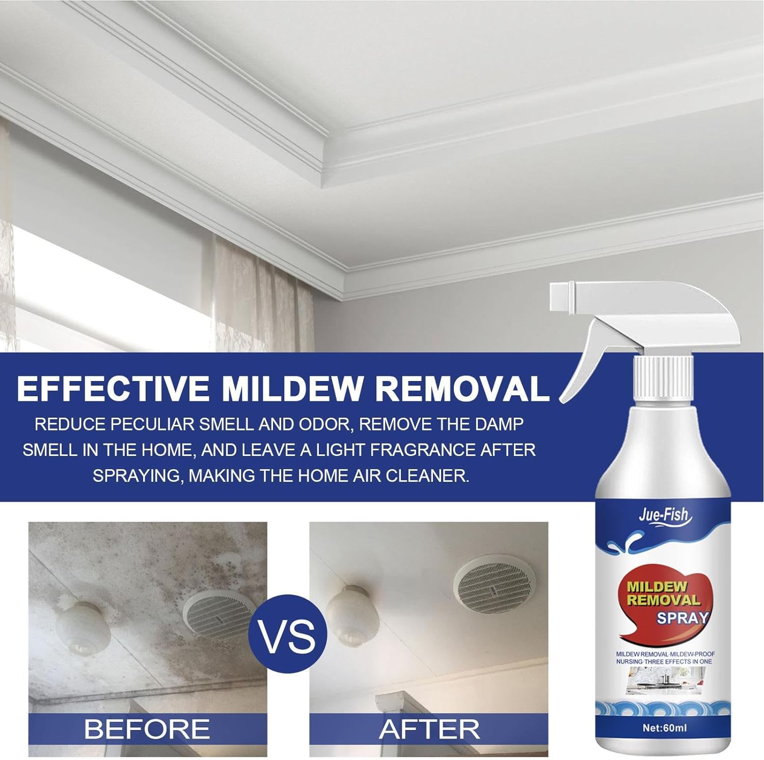 RapidClean™ MildewAway — Effortless Spray-On Power That Revives Every Surface Instantly