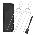 TriFlame™ Grill Skewers — Master Every BBQ With Juicy, Even-Cooked Perfection
