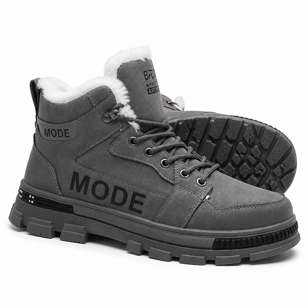 BlazeStride™ — Own Winter with Warm, Dry, Slip-Free Confidence