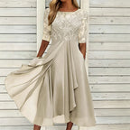 SilkAura™ Embroidered Cocktail Dress™ — Command Every Room with Effortless Elegance and Confidence