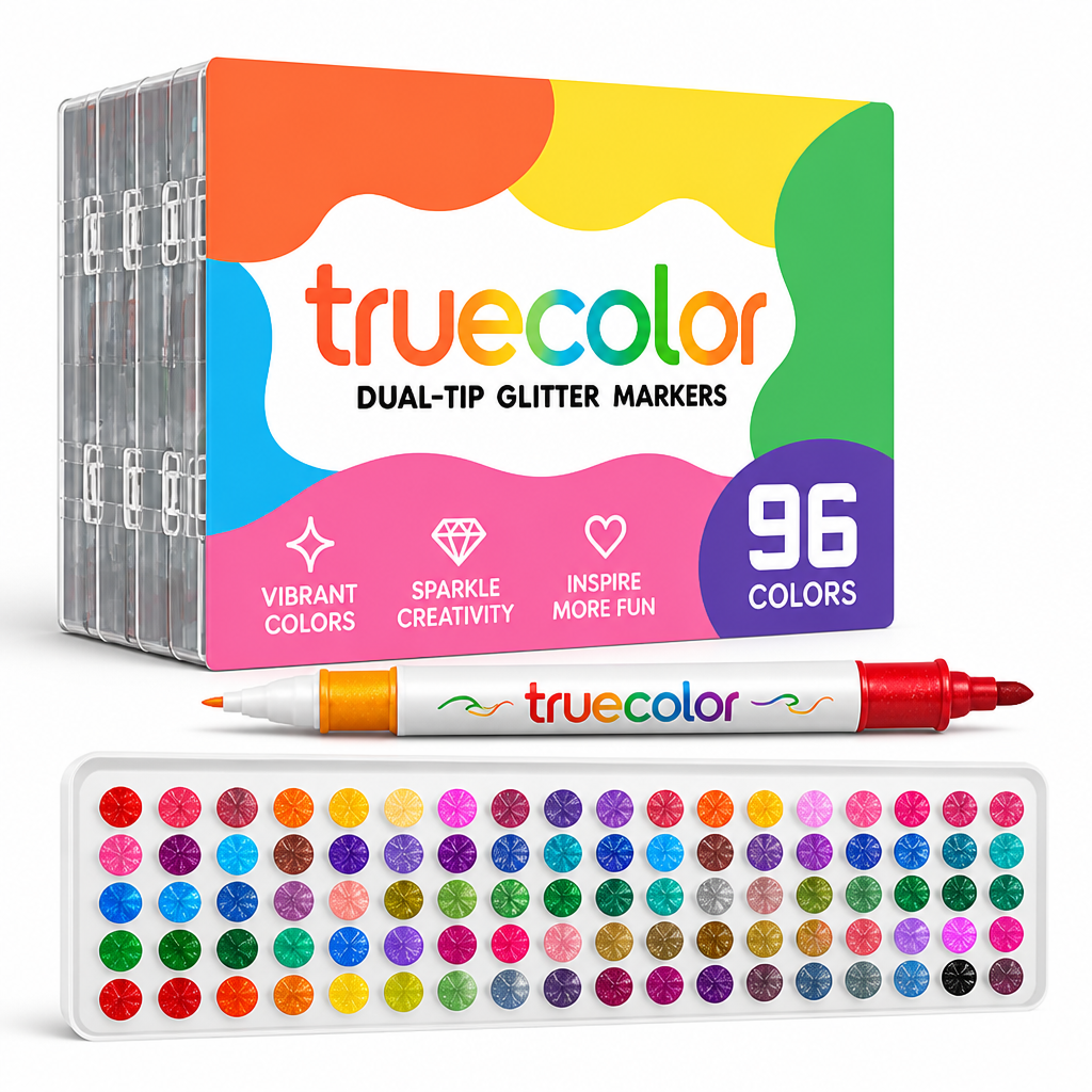 NovaBurst™ Dual-Glow Markers — Ignite Your Creativity with Brilliant Colors That Sparkle and Shine
