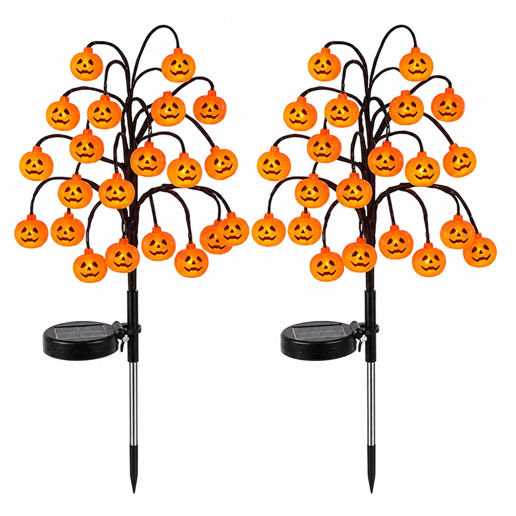 PumpkinGlow™ Pumpkin Branch Lights — Ignite Your Yard with a Spellbinding Halloween Glow