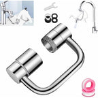 FlowFlex™ 1440° Rotating Faucet Extender — Take Full Control of Every Drop Without the Mess
