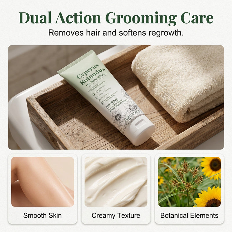 SilkNude™ Hair Removal Cream — Feel the Confidence of Silky, Irritation-Free Skin Instantly