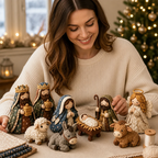 ClaraThread™ Patchwork Nativity Kit — Craft Heartfelt Holiday Traditions That Warm Every Moment