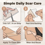 VeluDerm™ Silicone Scar Sheet Roll — Finally Reveal Smooth, Confident Skin You’re Proud To Show