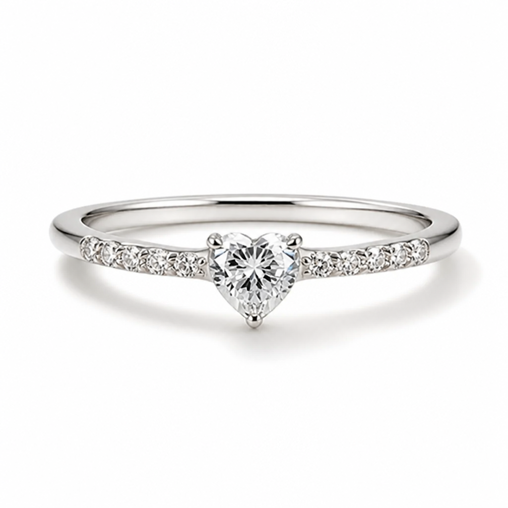 LumaHeart™ Halo Ring Set — Ignite Passion with Every Sparkling Glance