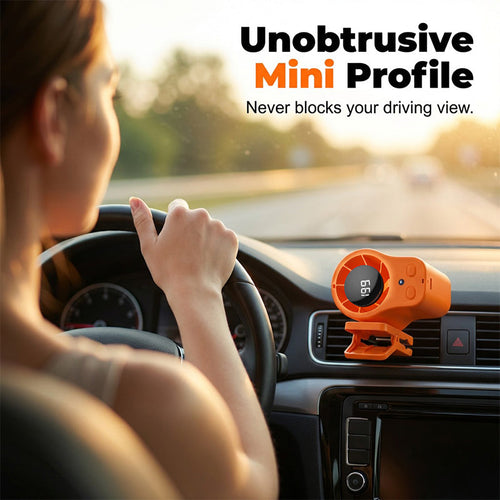 BreezeAura™ — Instantly Crush Heat Wherever You Are