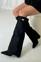 Elevare™ High-Heel Boots with Trousers — Step Confidently Into Warmth and Unstoppable Style