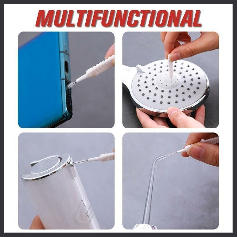 EdgeSweep™ Spiral Brushes — Reach Every Tiny Crevice for Effortless, Scratch-Free Sparkle