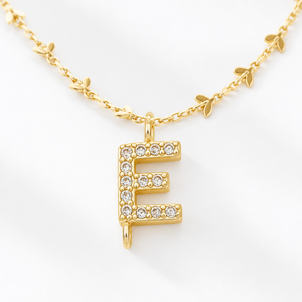 Calyvra™ Petal Chain Necklace — Own Your Glow with Personalized Elegance and Timeless Strength