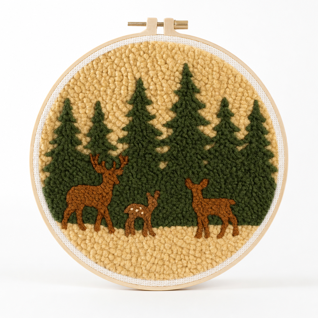 VistaThread™ Punch Needle Kit — Create Stunning Art That Warms Your Heart and Sparks Joy Instantly