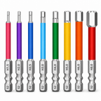 Hexivaro™ Magnetic Screwdriver Bit Set — Never Drop a Screw, Master Every Job with Confidence (8pcs)