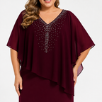 AeroLuxe™ Cape Dress — Command Every Room with Radiant Confidence and Effortless Grace