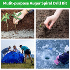 DuraSpin™ Helical Drill Bits — Power Through Tough Soil Without Breaking a Sweat